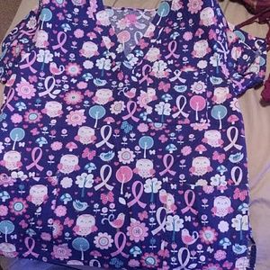 Womens scrub top